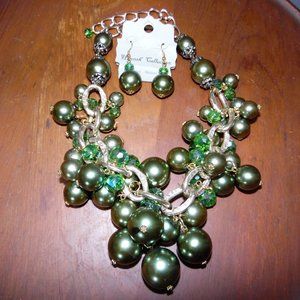 Hannah Collection  Earrings and Necklace Set